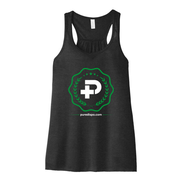 Pure University - Women's Flowy Racerback Tank Thumbnail
